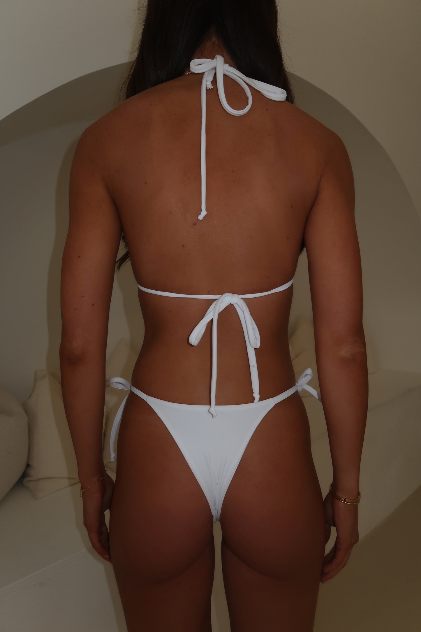 Cherrylicious white bikini